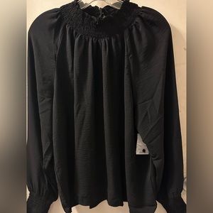 SALE! Nine West long sleeve Black blouse. Brand New, NWT! 🖤